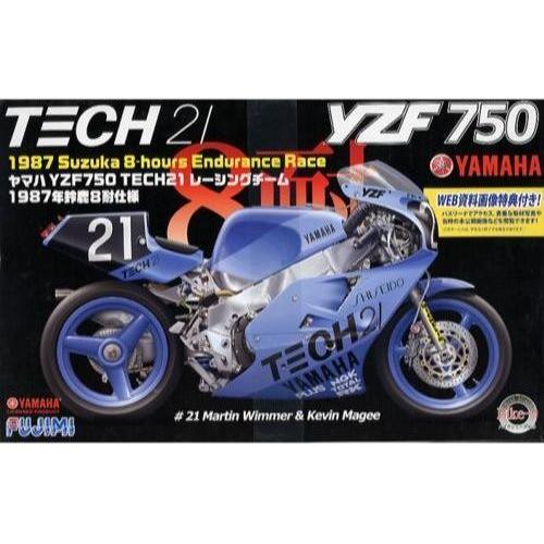 FUJIMI 1/12 YAMAHA YZR750 TECH21 1985 (Bike-No5) Plastic Model Kit