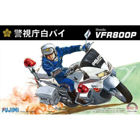 Fujimi 1/12 Honda VFR800P Motorcycle Police (Bike-No4) Plastic Model Kit [14165]