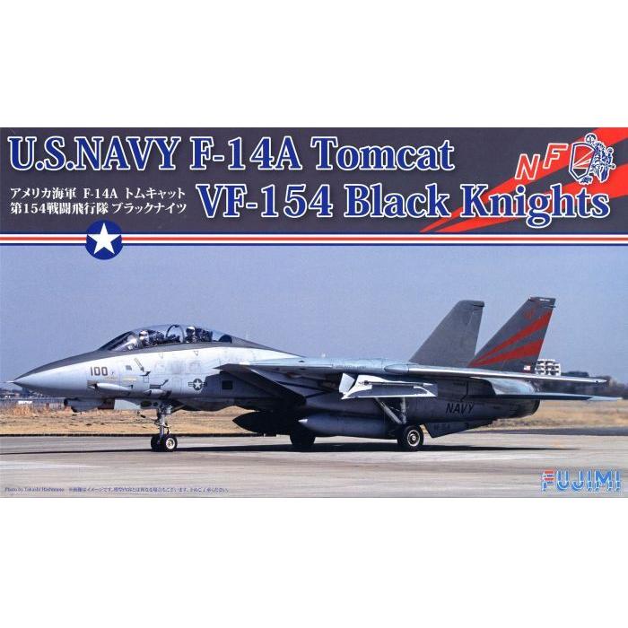 Fujimi 1/72 F-14A Tomcat VF-154 Black knights (F-3) Plastic Model Kit