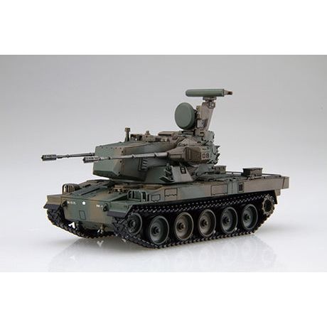 Fujimi 1/72 JGSDF Type 87 Self-Propelled Anti-Aircraft Gun Special Ver (Mi-9 EX-2) Plastic Model Kit