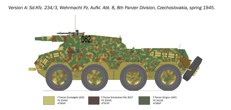 ITALERI 1/35 Sd. Kfz. 234/3