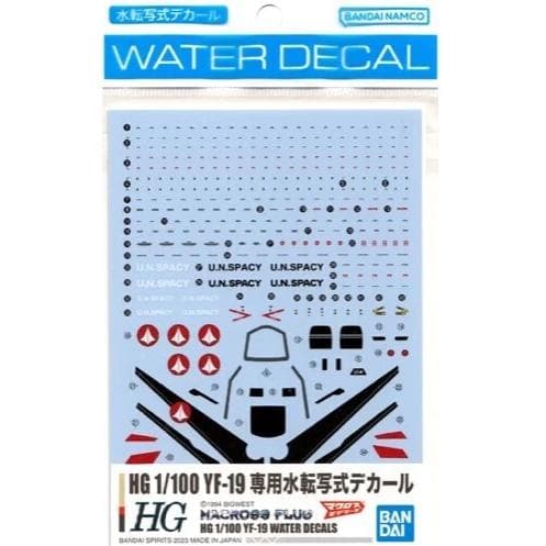 BANDAI 1/100 YF-19 Water Decals