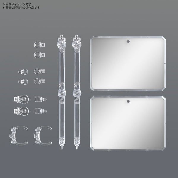 BANDAI Action Base 7 (Clear Color) Mirror Stickers Set