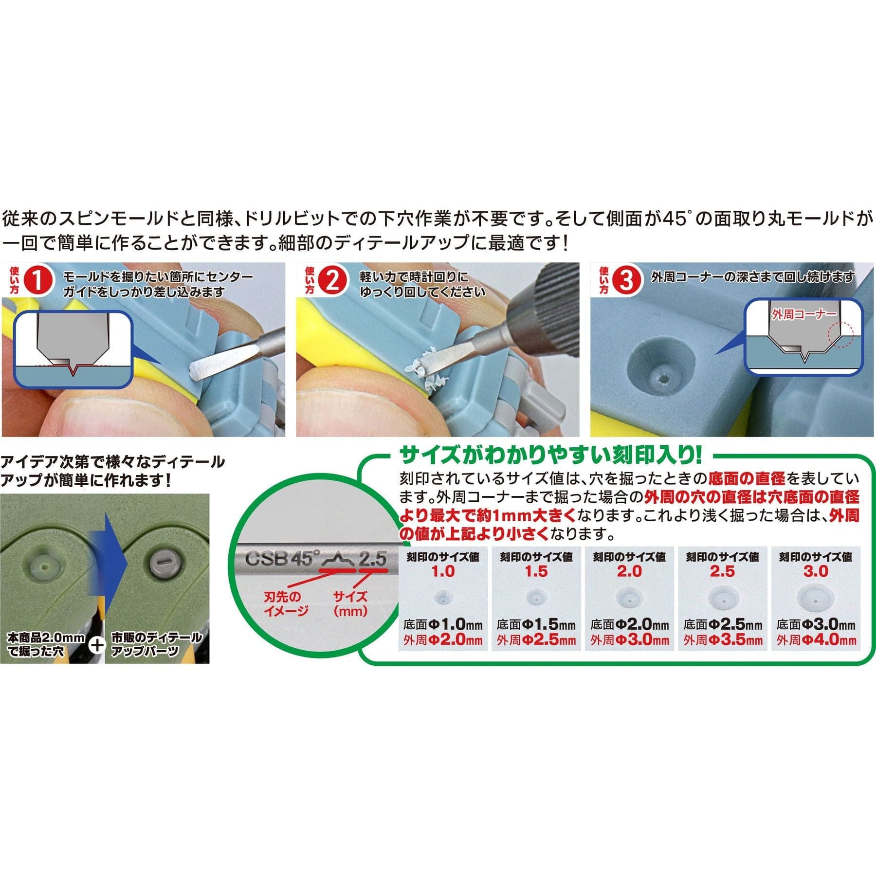 GODHAND Spin Molds 45