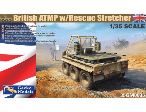 Gecko 1/35 British ATMP w Rescue Stretcher Plastic Model Kit