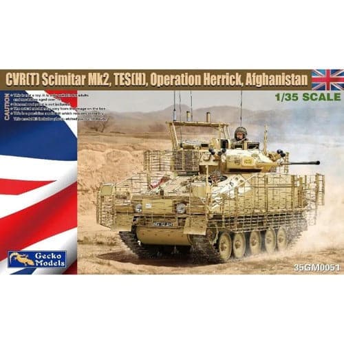 Gecko 1/35 CVR(T) Scimitar Mk2 TES(H) Plastic Model Kit