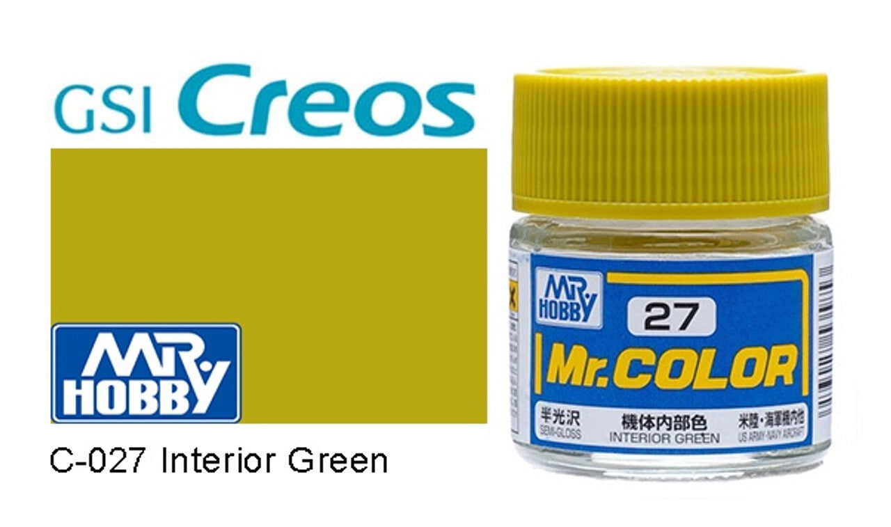 Mr Color Semi Gloss Interior Green