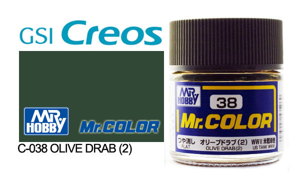 Mr Color Flat Olive Drab 2