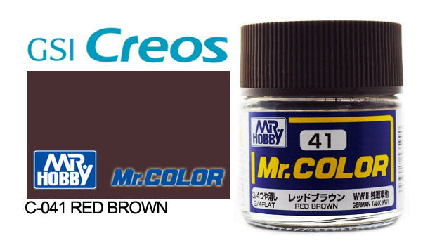 Mr Color Flat Red Brown