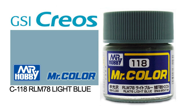 Mr Color Semi Gloss RLM78 Light Blue