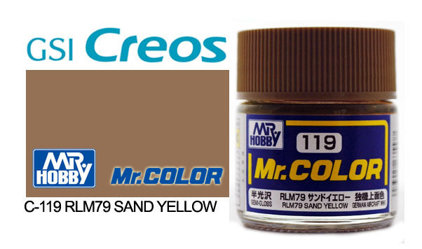 Mr Color Semi Gloss RLM76 Sand Yellow