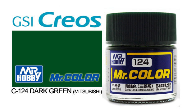 Mr Color Semi Gloss Dark Green (Mitsubishi)