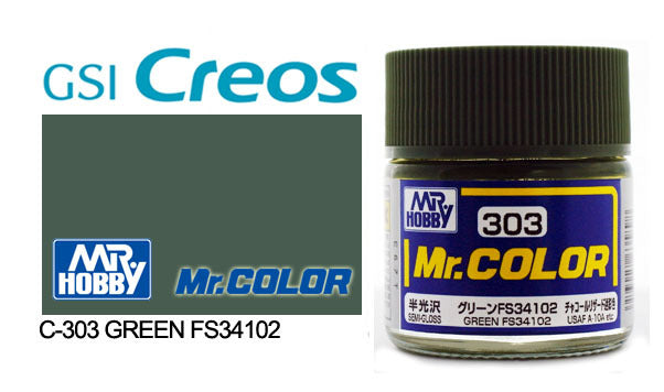 Mr Color Semi Gloss Green FS34102