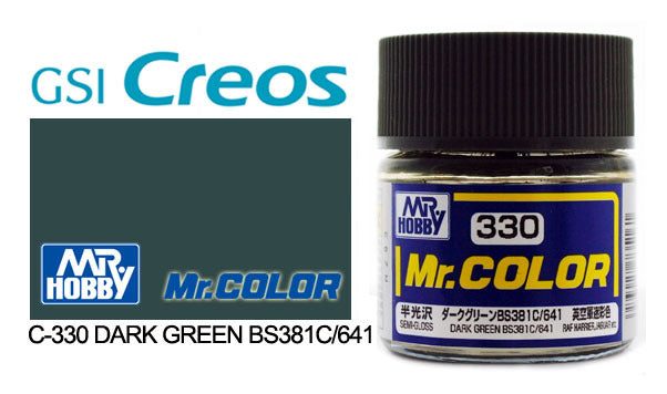 Mr Color Semi Gloss Dark Green BS381/C641