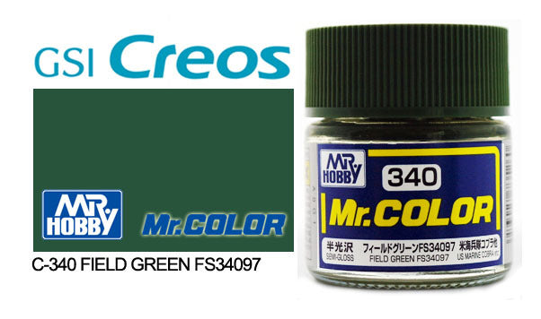 Mr Color Semi Gloss Field Green FS34097