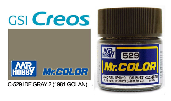 Mr Color IDF Grey 2 1981 Golan