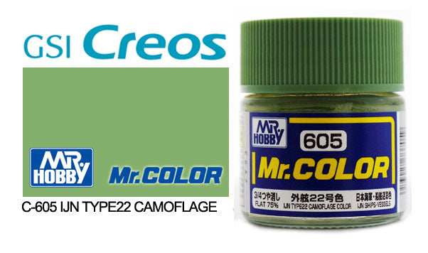 Mr Color IJN Type22 Camoflage