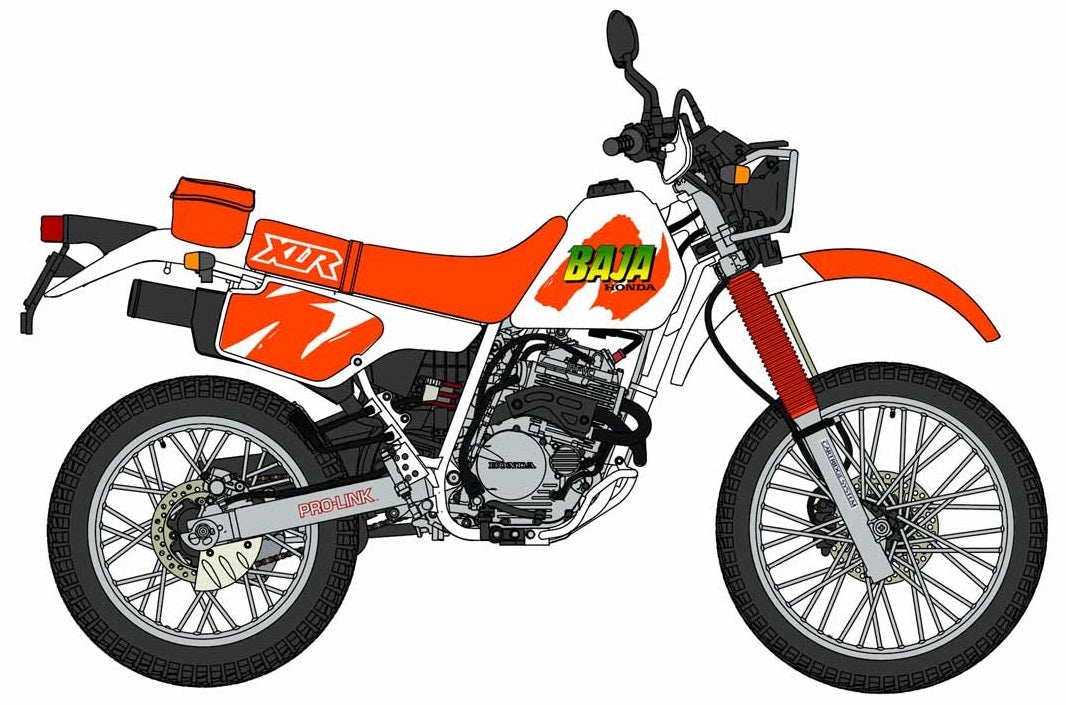 HASEGAWA Honda XLR BAJA (MD22) (1991)