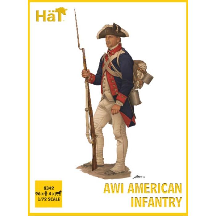 D 1/72 American War of Independence American Infantry set 1