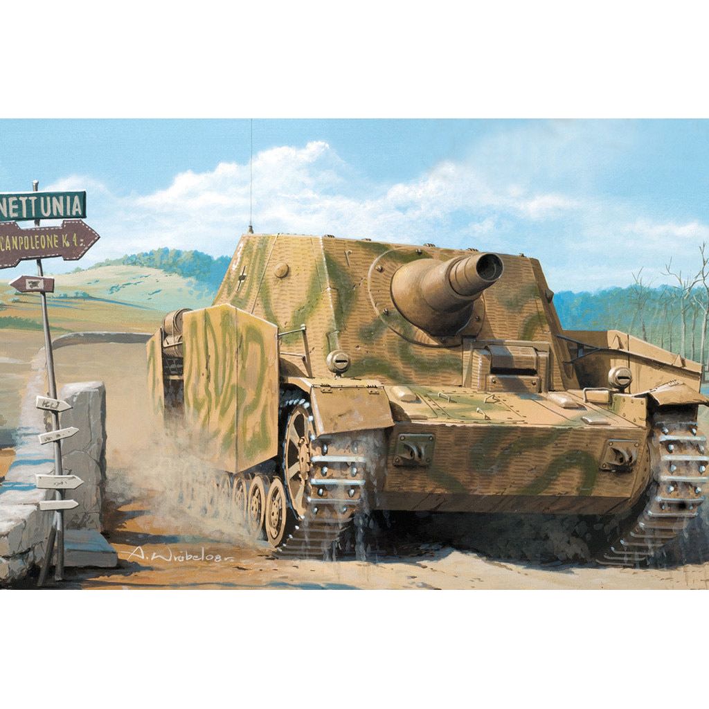 Hobby Boss 1/35 German STURMPANZER IV EARLY (MID PRODUCTION) W/ INTERIOR Plastic Model Kit [80135]