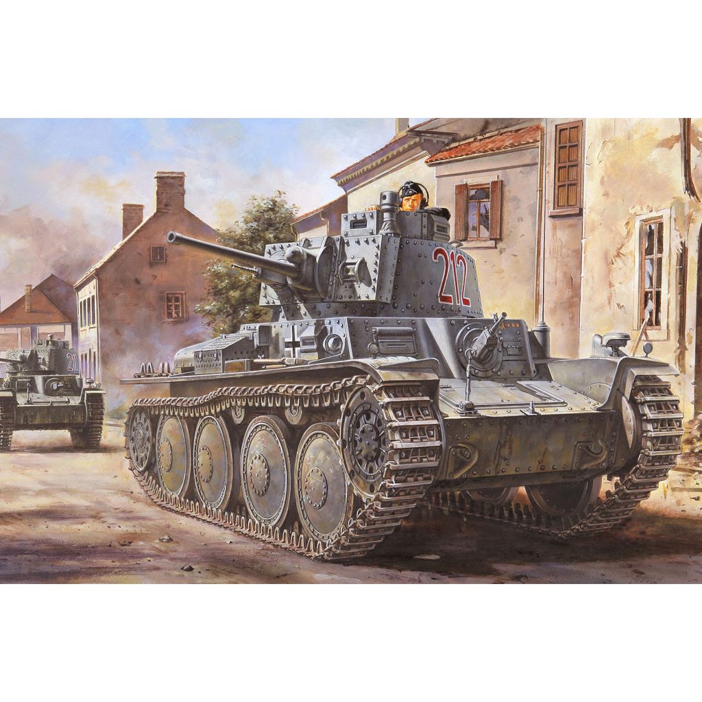 Hobby Boss 1/35 German Panzer Kpfw.38(t) Ausf.B Plastic Model Kit [80141]