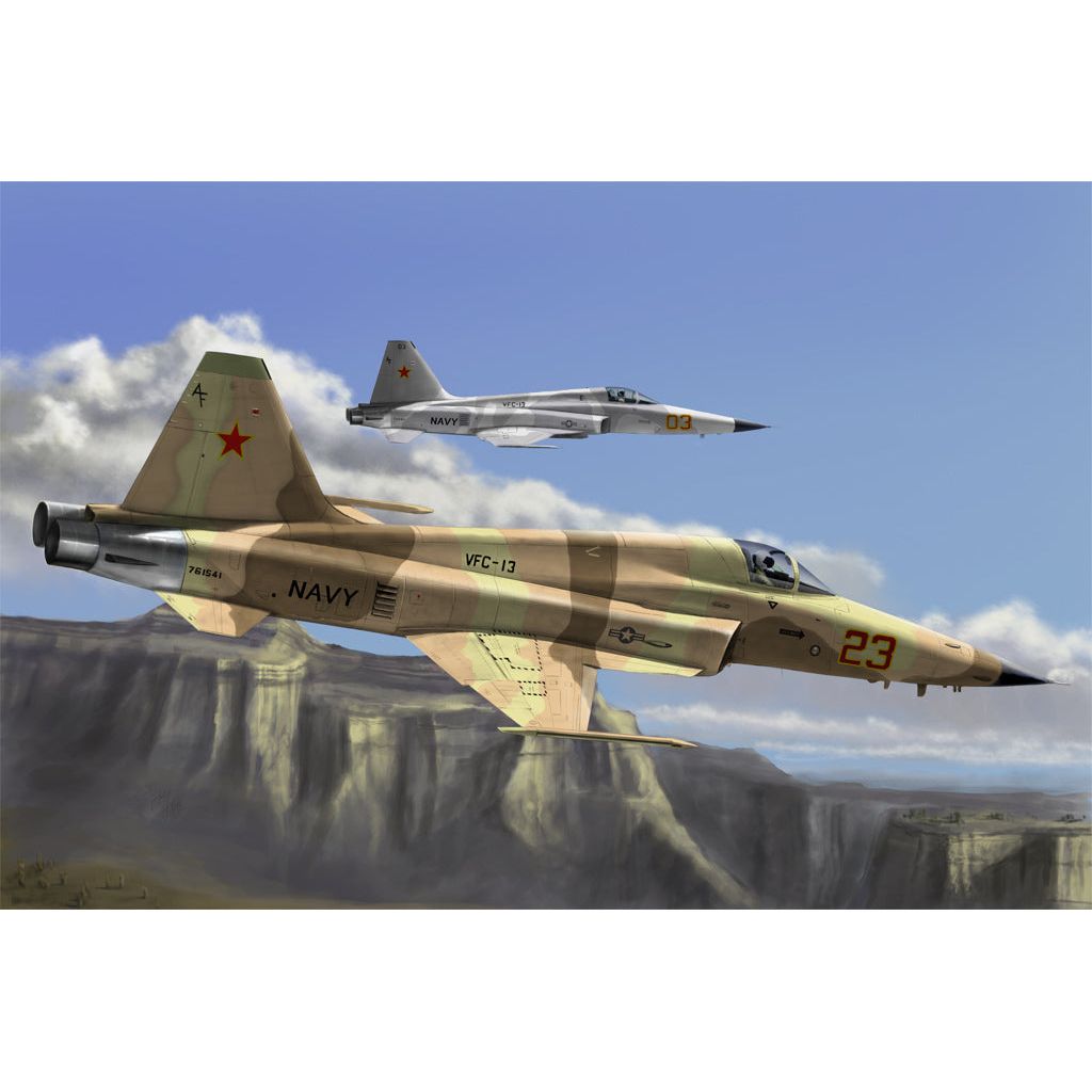 Hobby Boss 1/72 F-5E Tiger II Fighter - Re-Edition Plastic Model Kit [80207]