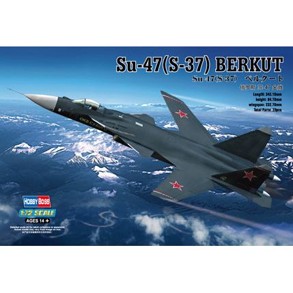 Hobby Boss 1/72 SU-47 (S-37) Berkut Plastic Model Kit [80211]