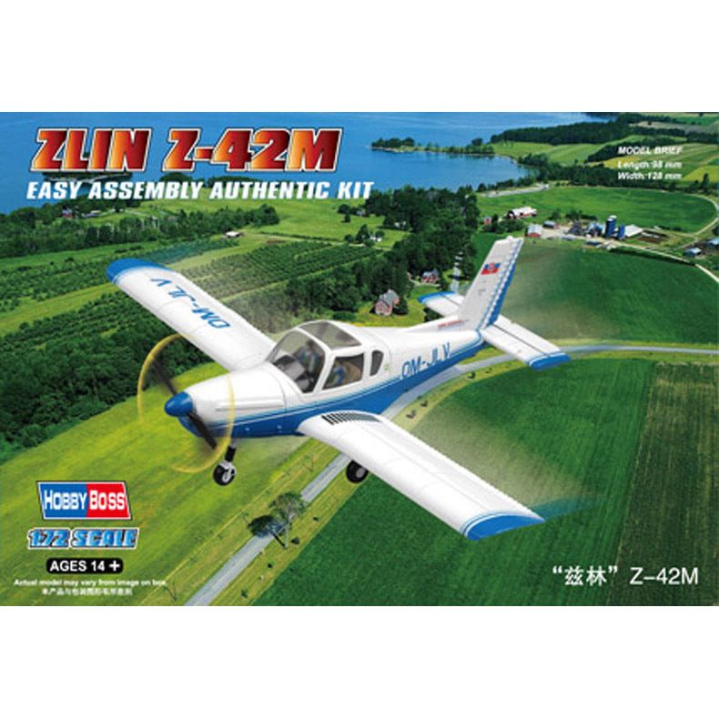 Hobby Boss 1/72 ZLIN Z-42M Plastic Model Kit [80231]