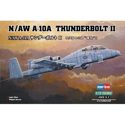 Hobby Boss 1/72 N/AW A-10A THUNDERBOLT II Plastic Model Kit [80267]