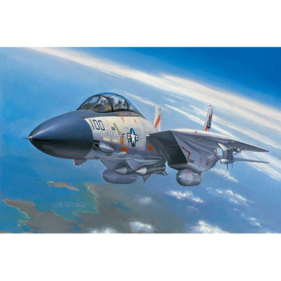 Hobby Boss 1/72 F-14A Tomcat Plastic Model Kit [80276]