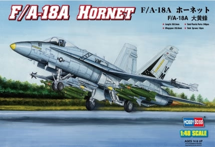 Hobby Boss 1/48 F/A-18A "HORNET" Plastic Model Kit [80320]