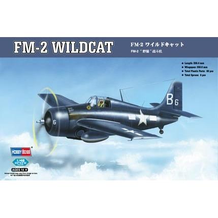 Hobby Boss 1/48 FM-2 Wildcat Plastic Model Kit [80330]