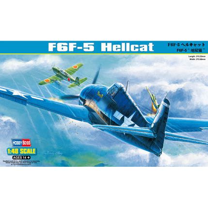 Hobby Boss 1/48 F6F-5 Hellcat Plastic Model Kit [80339]