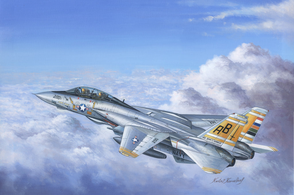 Hobby Boss 1/48 F-14A Tomcat Plastic Model Kit [80366]