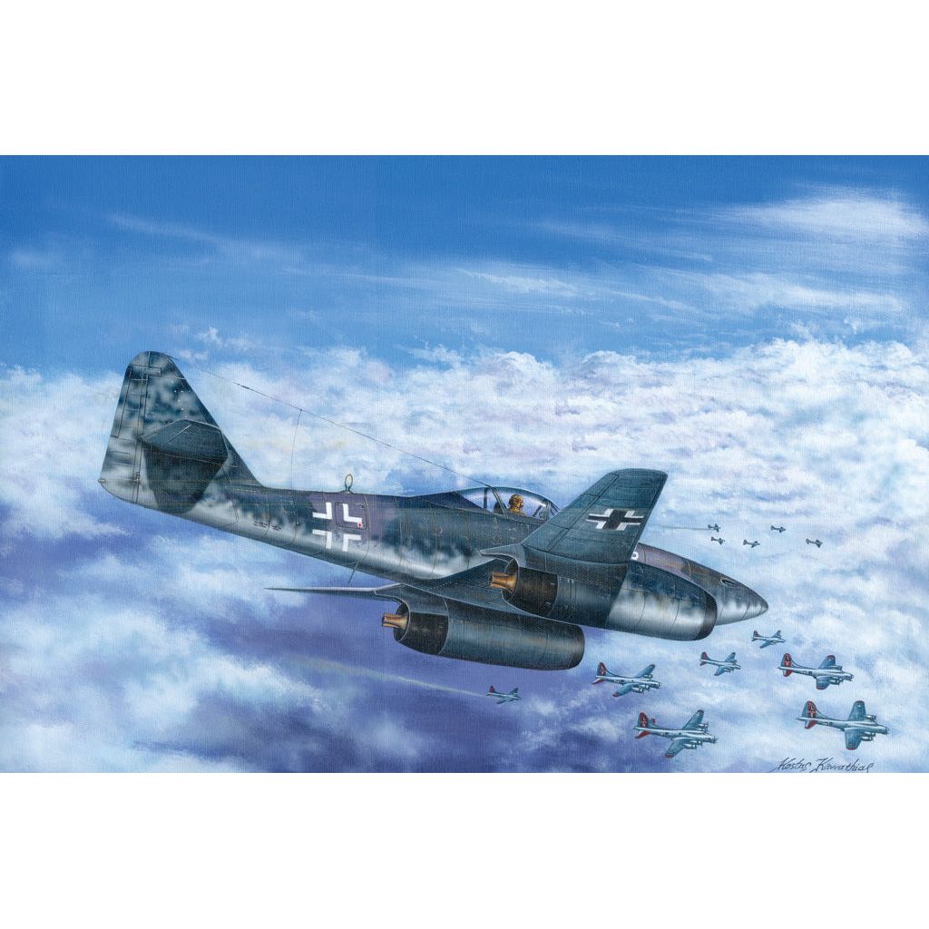 Hobby Boss 1/48 Me 262 A-1b Plastic Model Kit [80375]