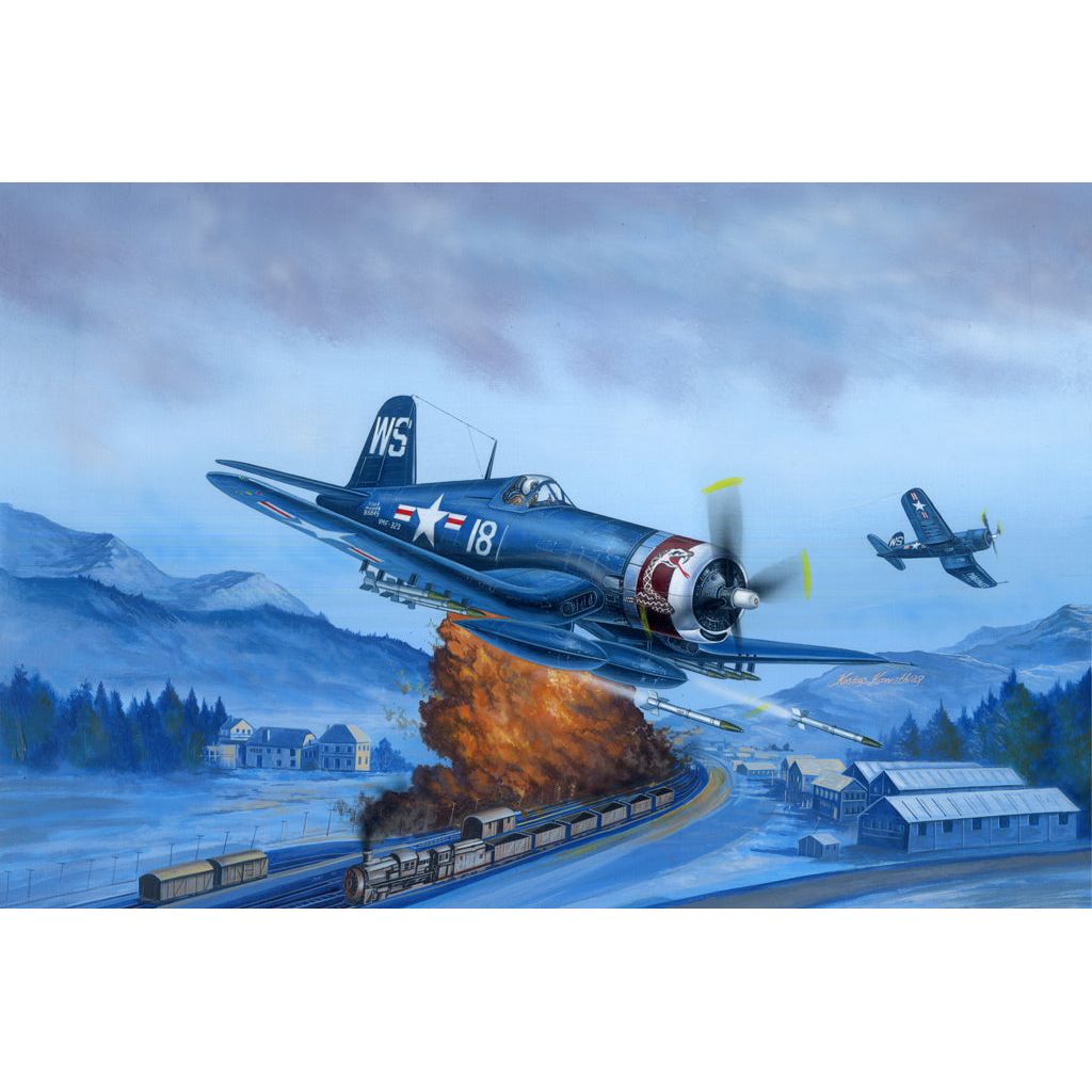 Hobby Boss 1/48 F4U-4 Corsair Late version Plastic Model Kit [80387]