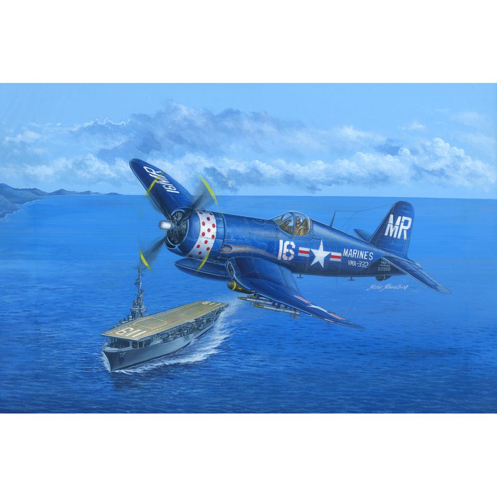 Hobby Boss 1/48 F4U-4B Corsair Plastic Model Kit [80388]