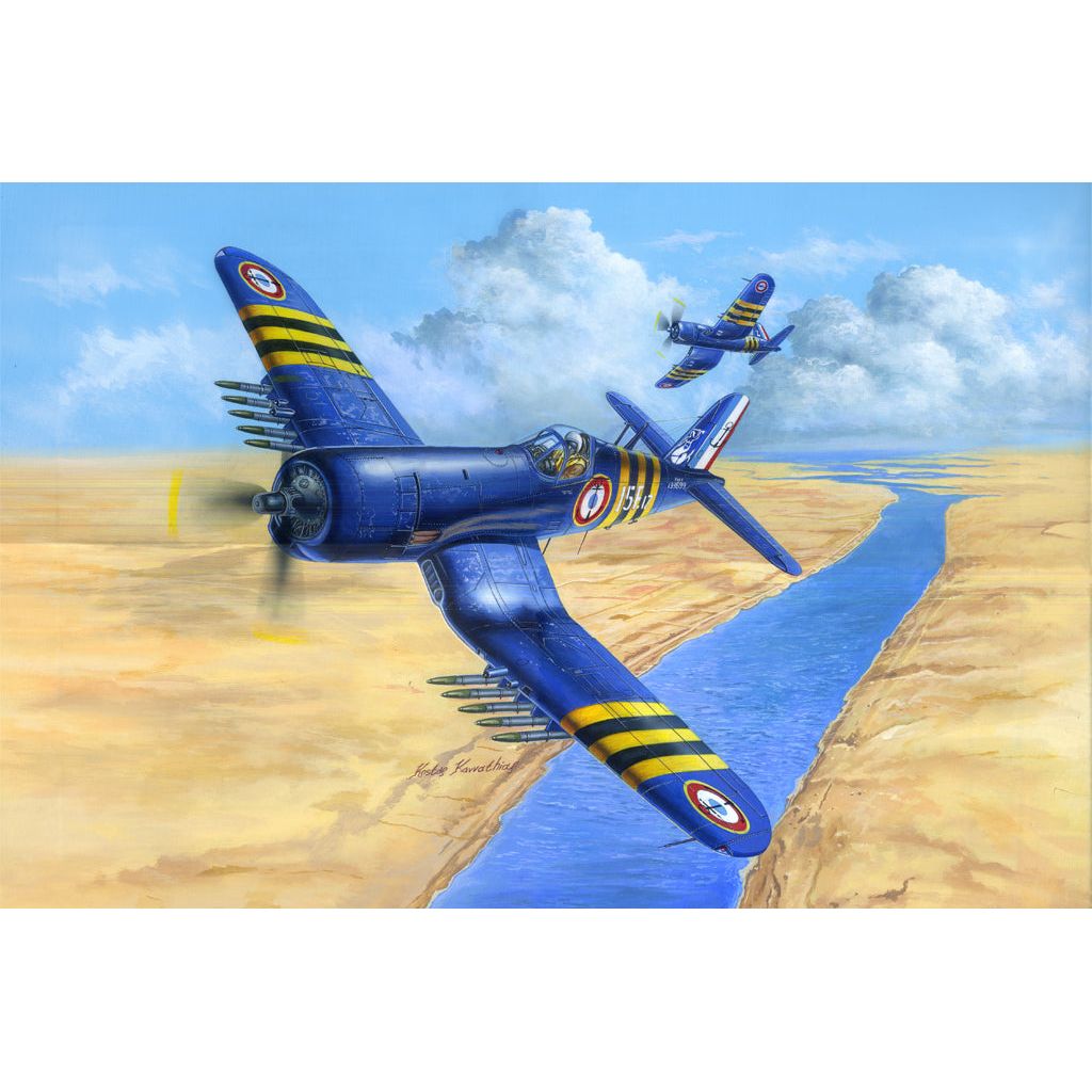 Hobby Boss 1/48 F4U-7 Corsair FRENCH NAVY Plastic Model Kit [80392]