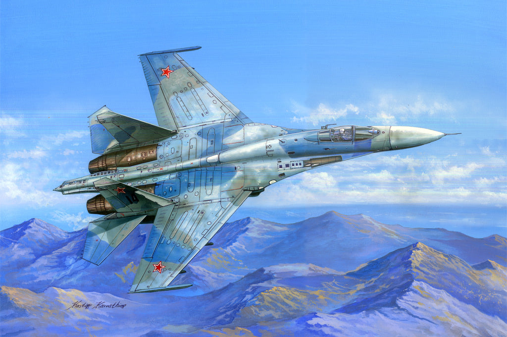 Hobby Boss 1/48 Su-27 Flanker B Plastic Model Kit [81711]