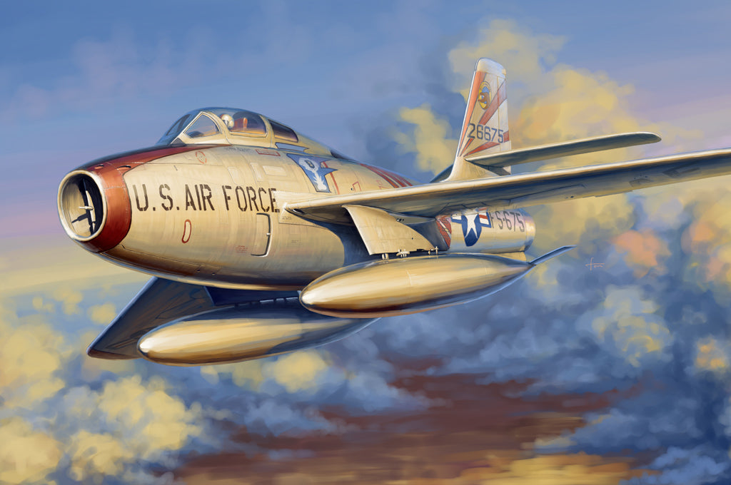 Hobby Boss 1/48 F-84F Thunderstreak Plastic Model Kit [81726]