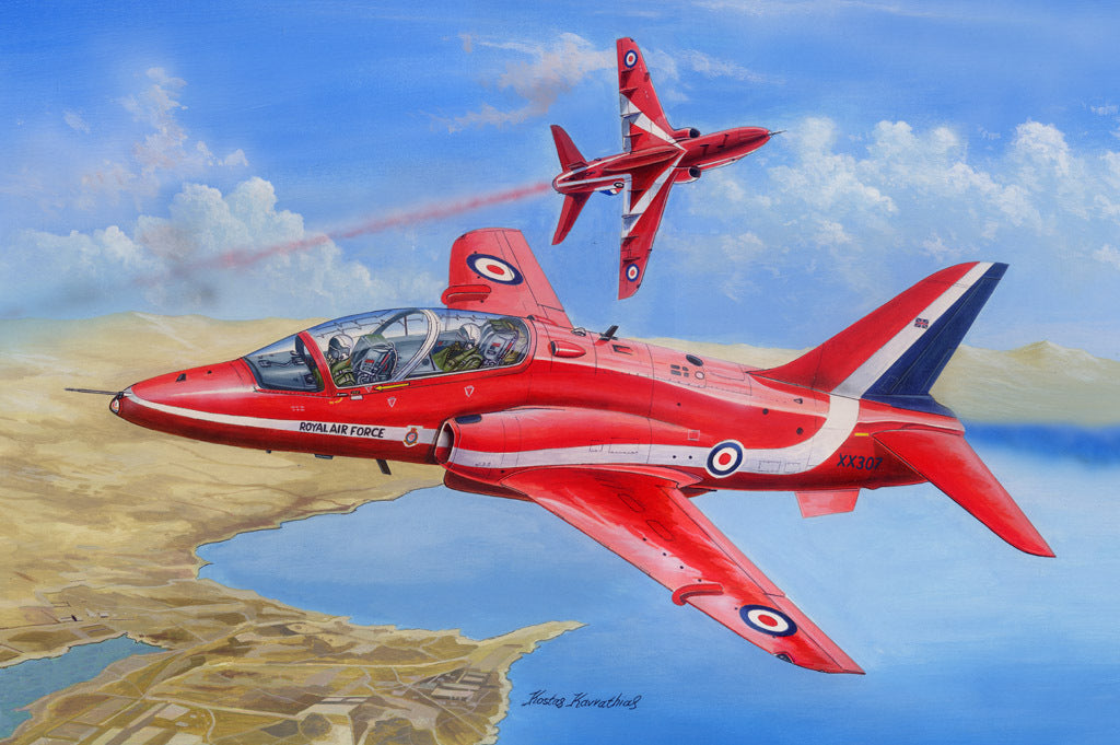 Hobby Boss 1/48 RAF Red Arrows Hawk T MK.1/1A Plastic Model Kit [81738]