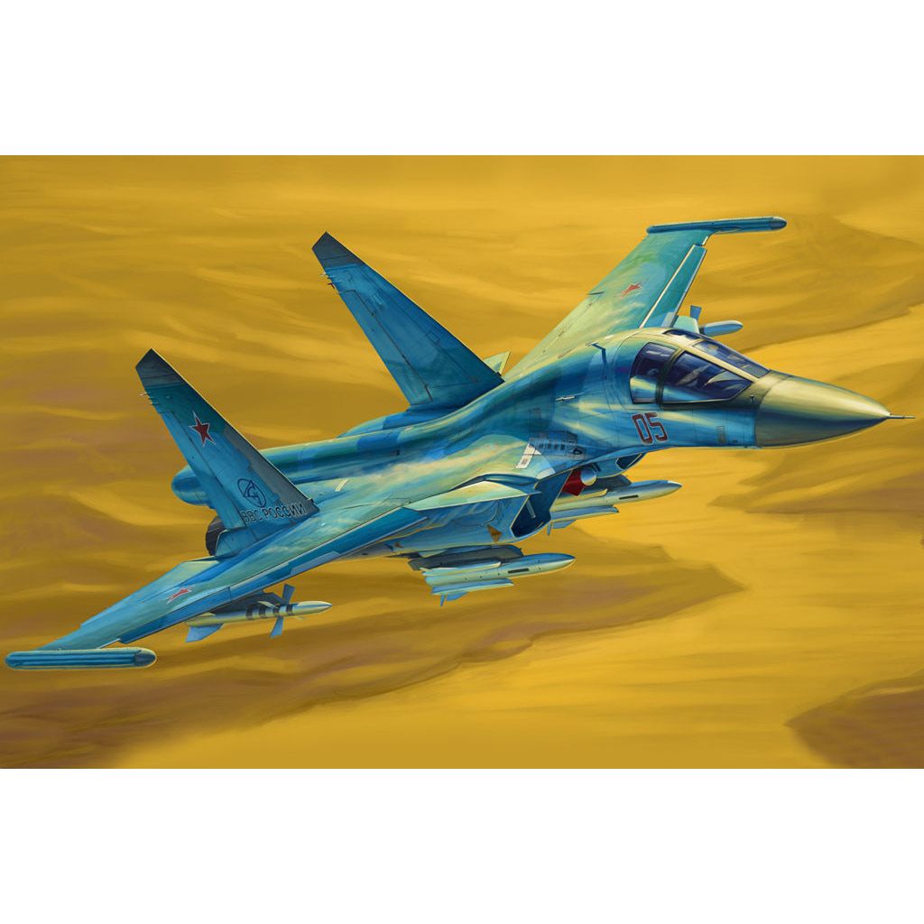 Hobby Boss 1/48 Russian Su-34 Fullback Fighter-Bomber Plastic Model Kit [81756]