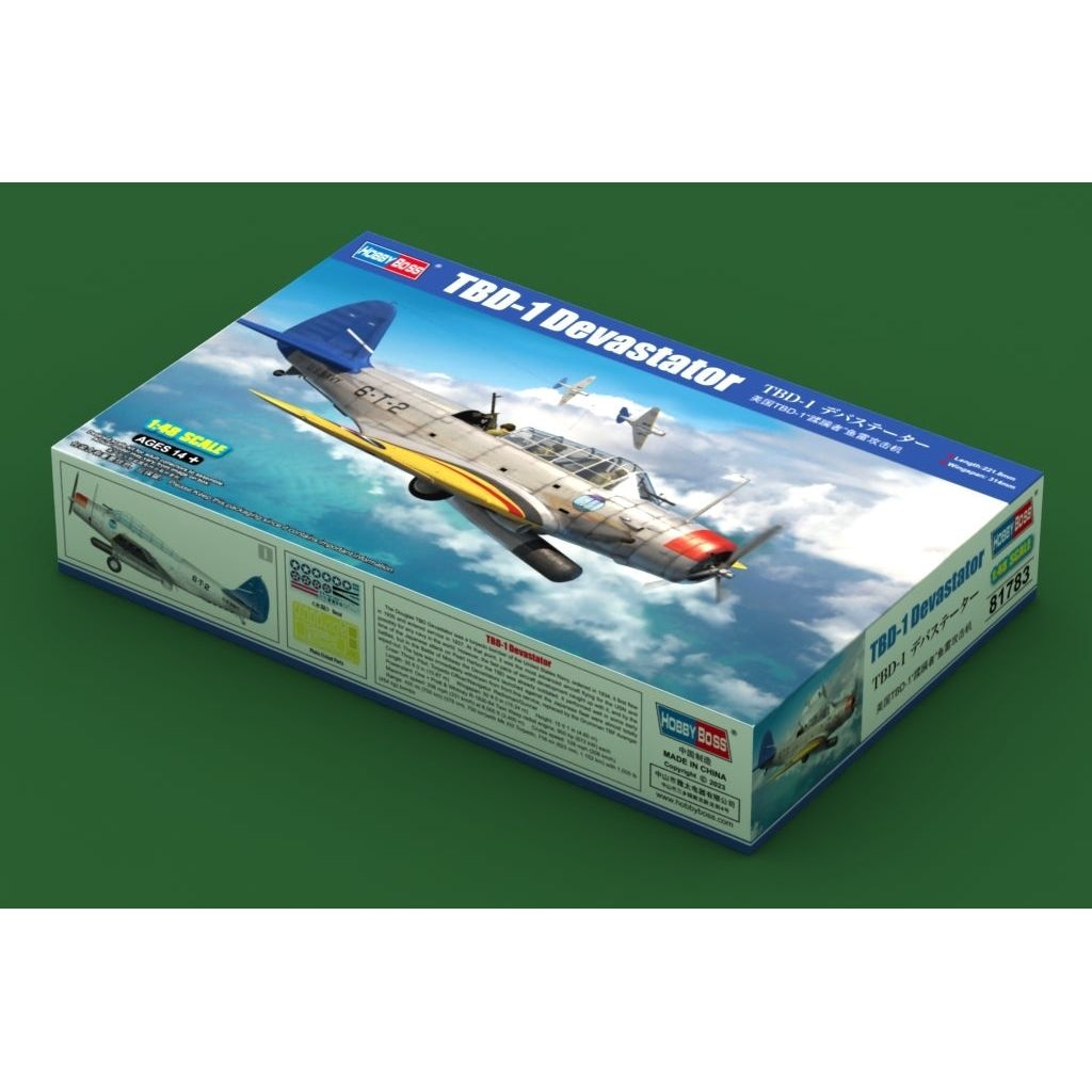 Hobby Boss 1/48 TBD-1 Devastator Plastic Model Kit [81783]