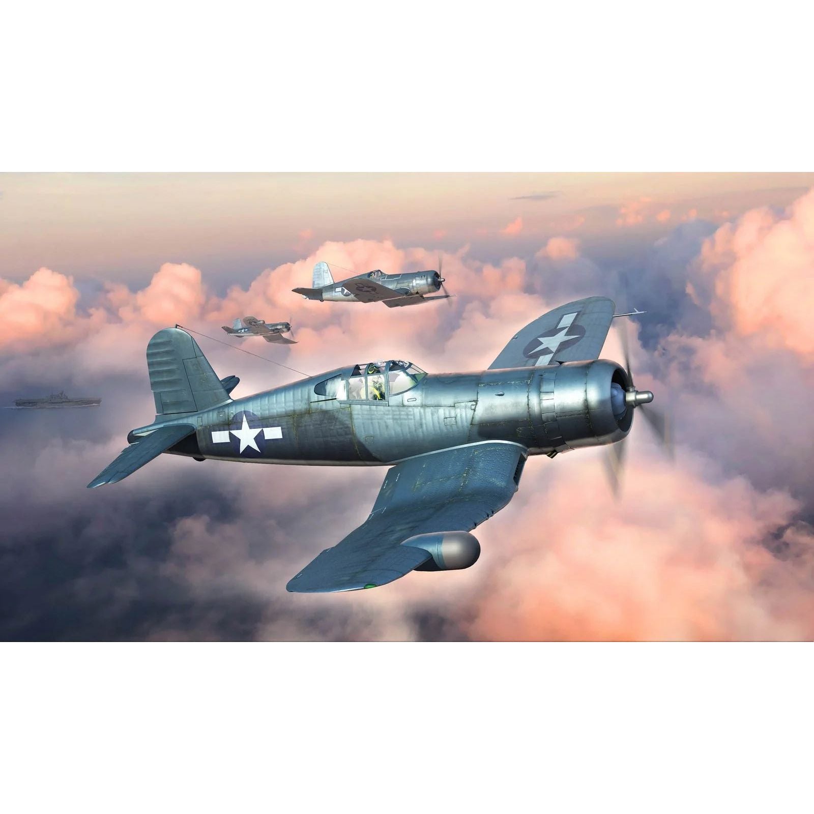 Hobby Boss 1/48 F4U-1A/2 Corsair (2 in 1) Plastic Model Kit