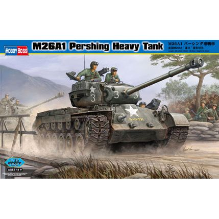 Hobby Boss 1/35 M26A1 Pershing Heavy Tank Plastic Model Kit [82425]