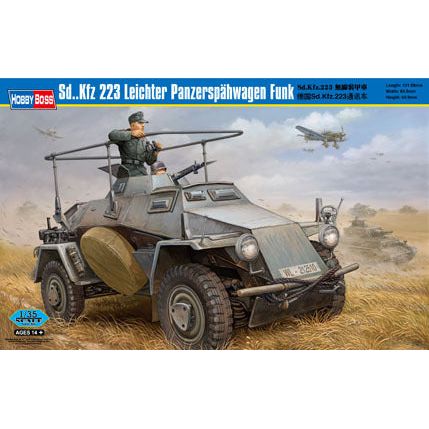 Hobby Boss 1/35 Sd..Kfz 223 Leichter Panzerspahwagen Funk Plastic Model Kit [82443]