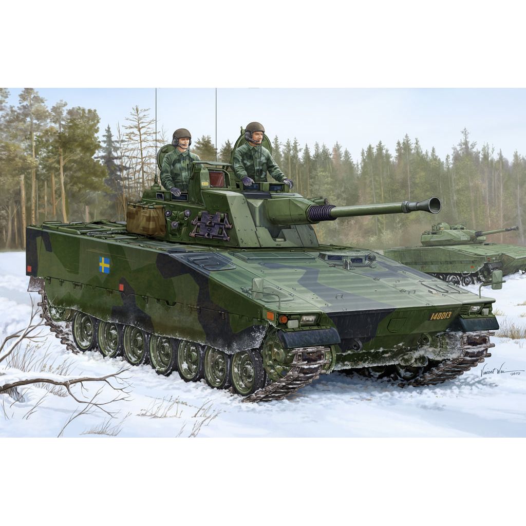 Hobby Boss 1/35 Sweden CV90-40 IFV Plastic Model Kit [82474]