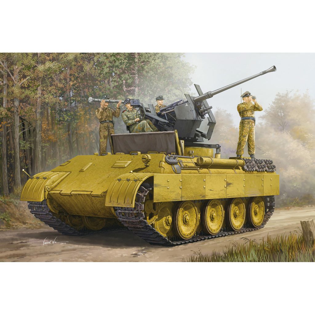 Hobby Boss 1/35 German Panther Ausf.D Flak Bergepanther Plastic Model Kit [82492]