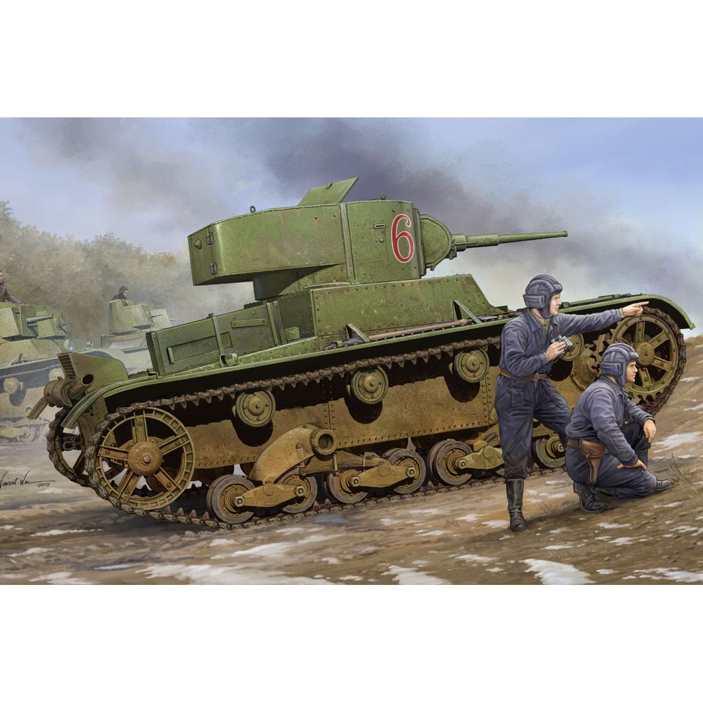 Hobby Boss 1/35 Soviet T-26 Light Infantry Tank Mod.1933 Plastic Model Kit [82495]