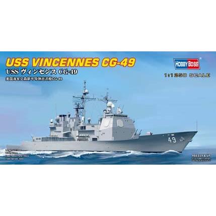 Hobby Boss 1/1250 VINCENNES CG-49 Plastic Model Kit [82502]